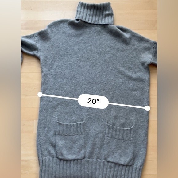 Joie Shera Wool and Cashmere Sweater Dress in Heather Grey M NWOT - Picture 6 of 12